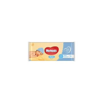 Huggies Pure törlőkendő 56 lap