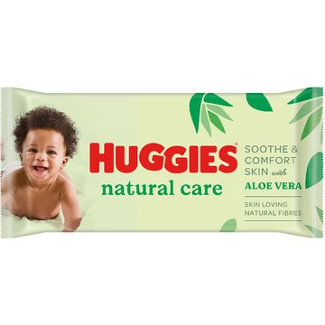 Huggies Natural Care törlőkendő - 56 lap