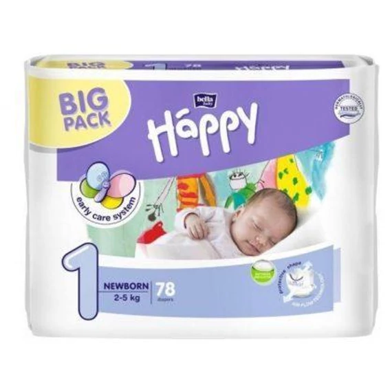 Bella Happy nadrágpelenka - 1-es méret (2-5 kg)