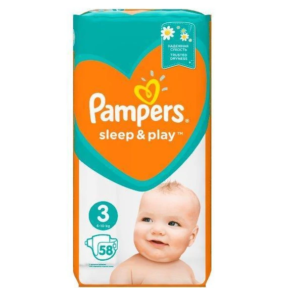 Pampers Sleep &amp; Play nadrágpelenka 3-as méret (6-10 kg)