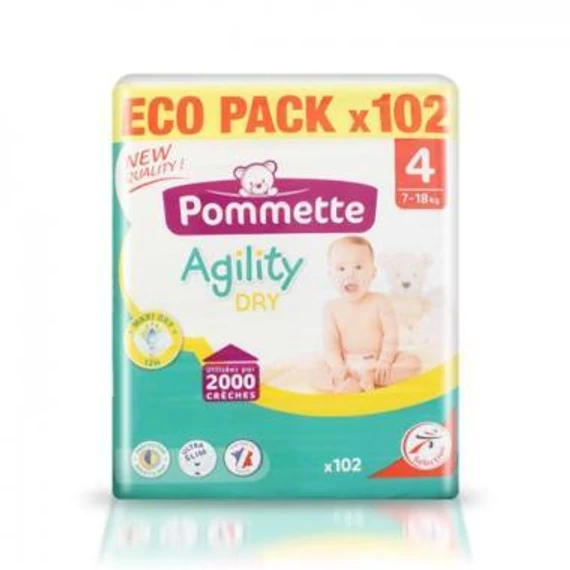 Pommette Agility Megapack Pelenka 4-es méret (7-18 kg)