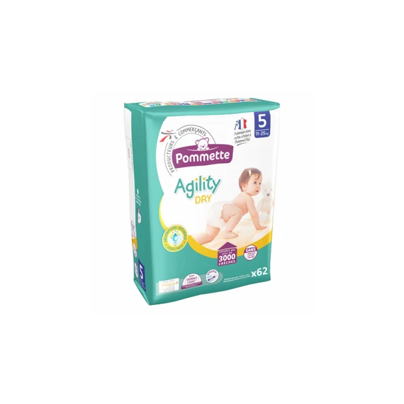 Pommette Agility Dry Pelenka 5-ös méret (11-25 kg)